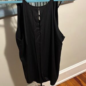 Ann Taylor Silk Black Halter tank Top